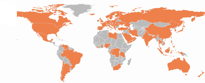 map of the world